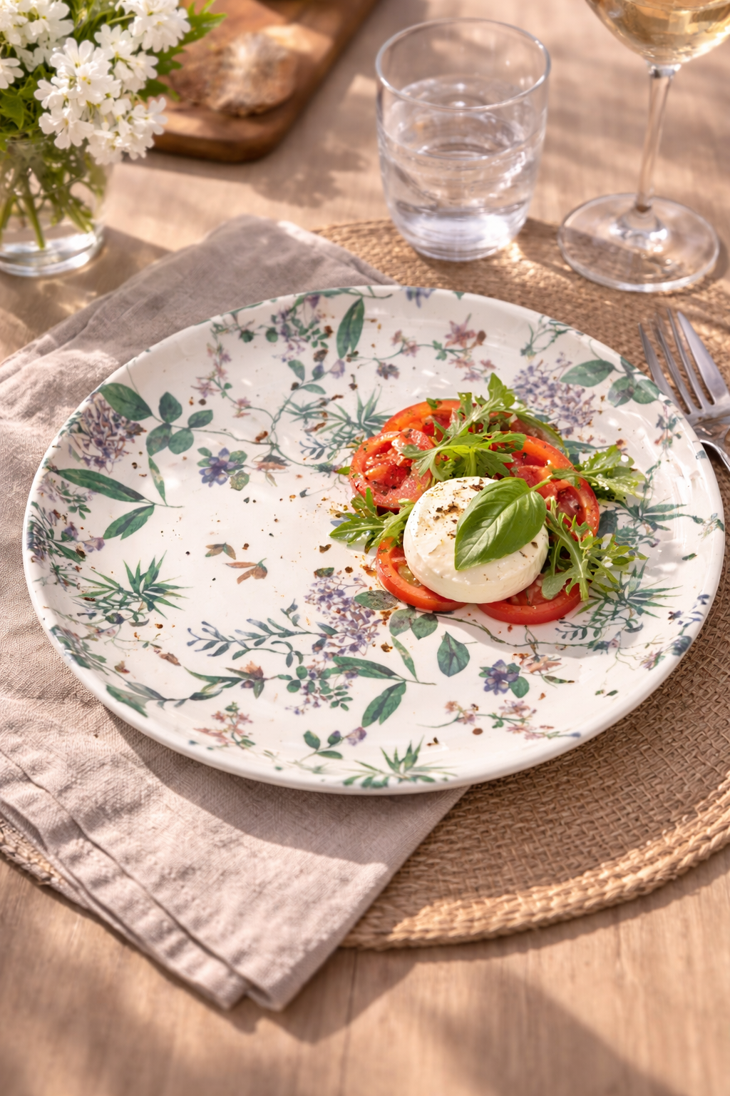 Assiette plate - Champêtre