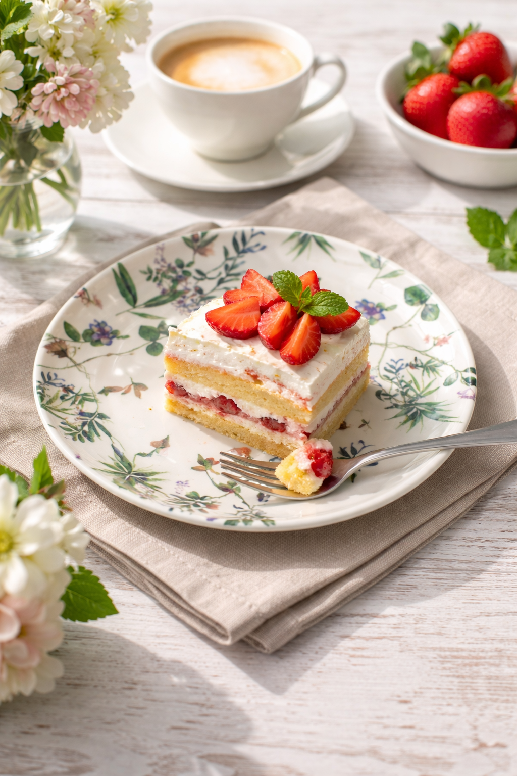 Assiette dessert - Champêtre