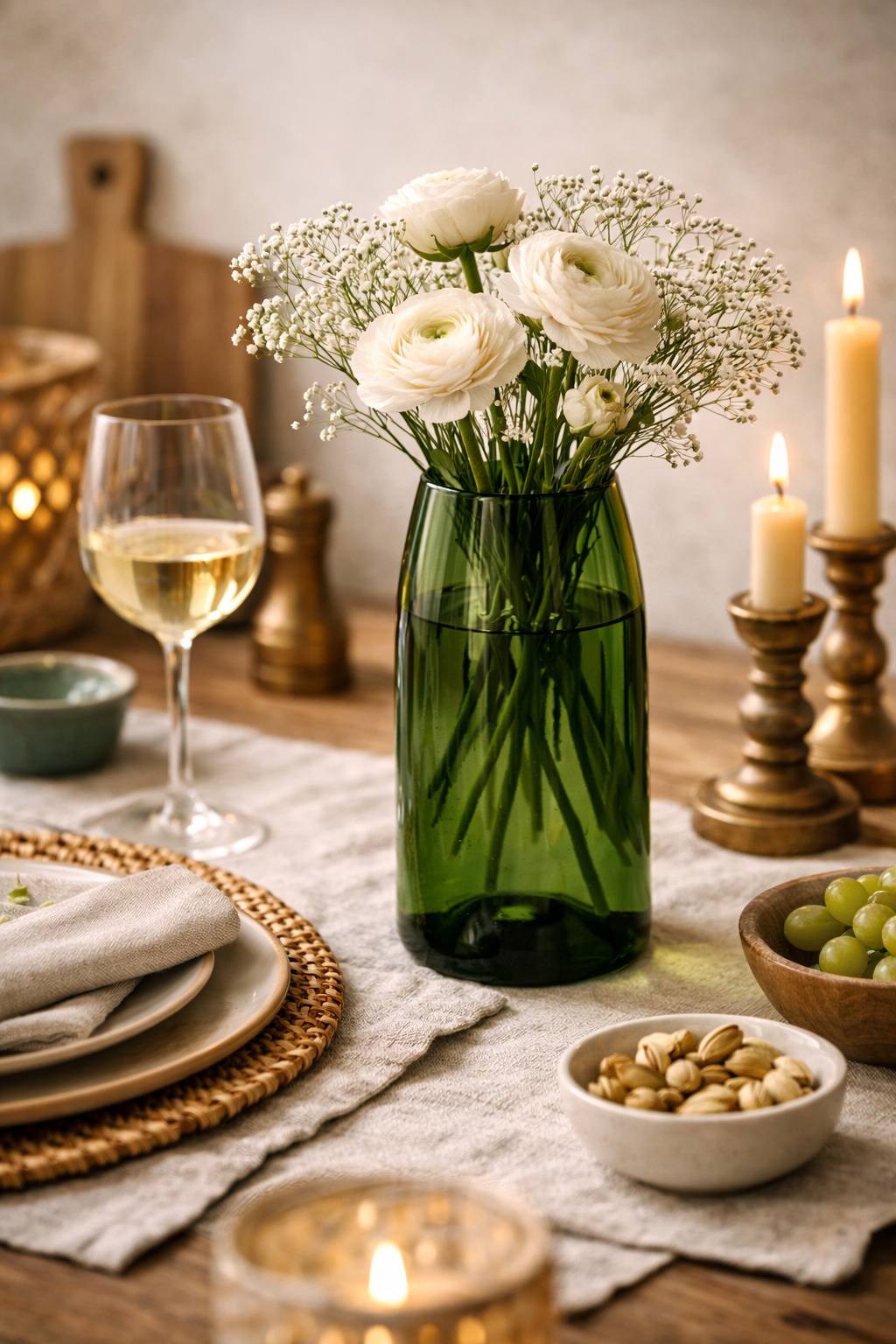 Vase en verre QDB