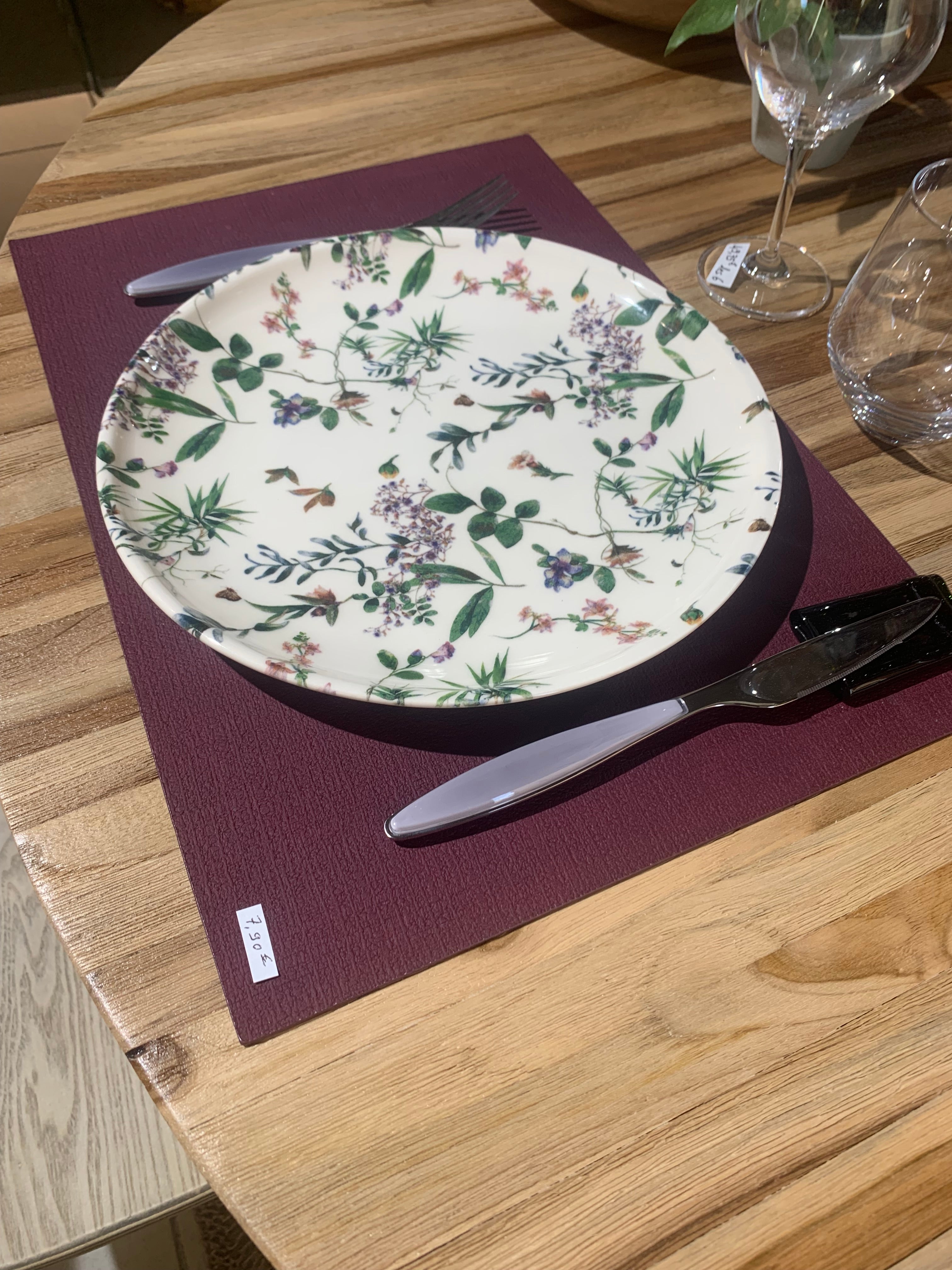 Assiette plate - Champêtre